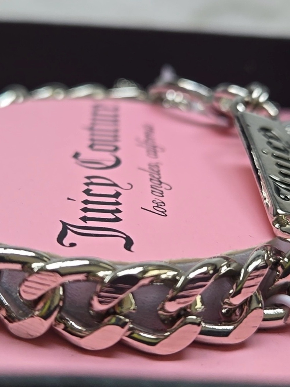NWT Juicy Couture Silver Heart Bracelet - Picture 7 of 8